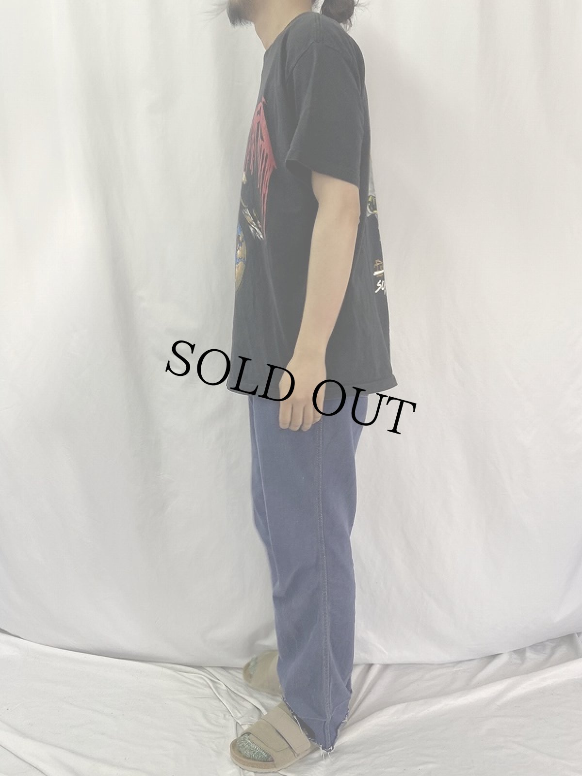 画像4: 90's METALLICA pushead USA製 ロックバンドツアーTシャツ XL (4)