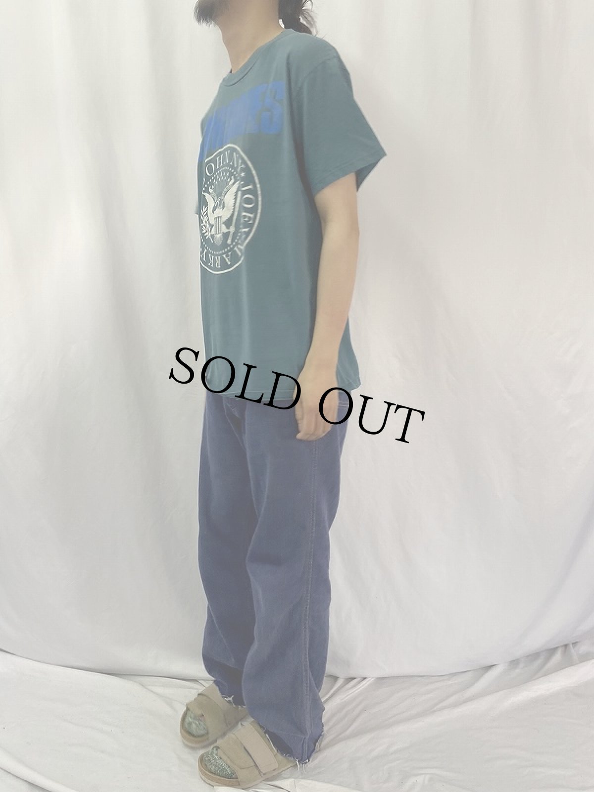 画像3: 90's RAMONES USA製 ロックバンドTシャツ L (3)