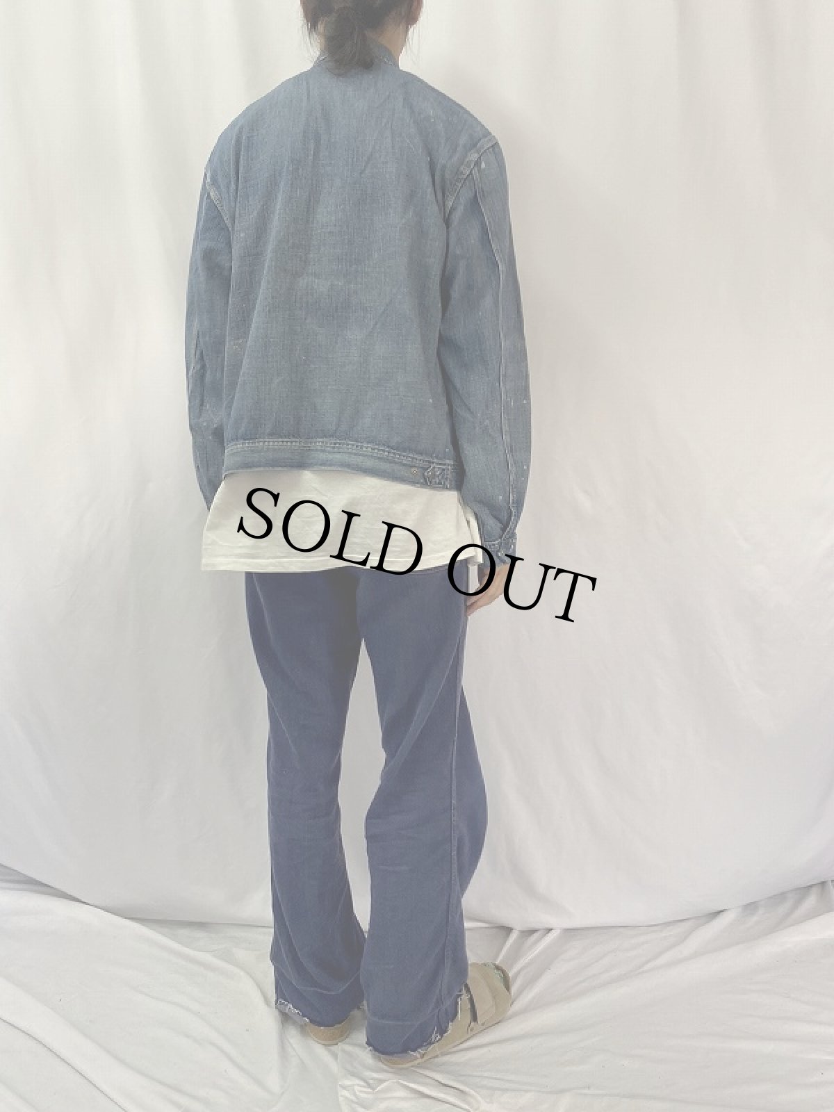 画像4: 2021SS Ralph Lauren RRL デニムワークジャケット L (4)