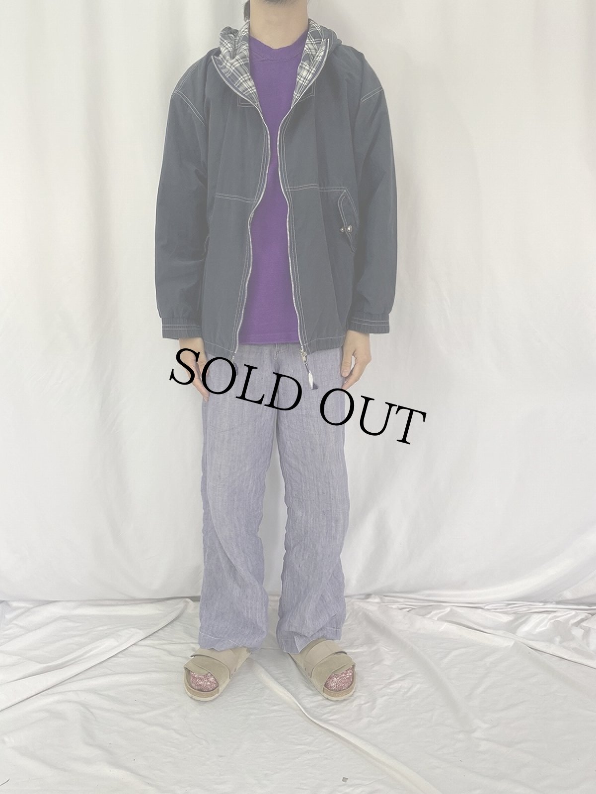 画像2: コットンポリ デザインパーカー SIZE2 (2)