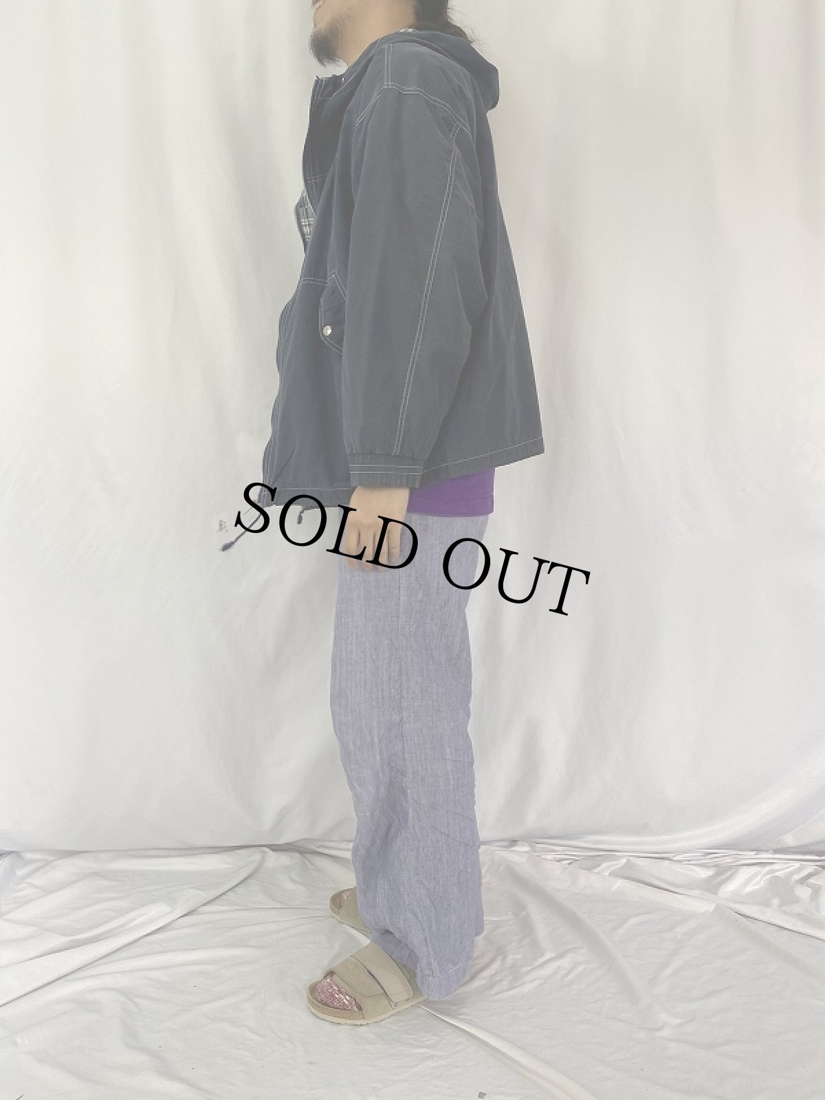 画像3: コットンポリ デザインパーカー SIZE2 (3)