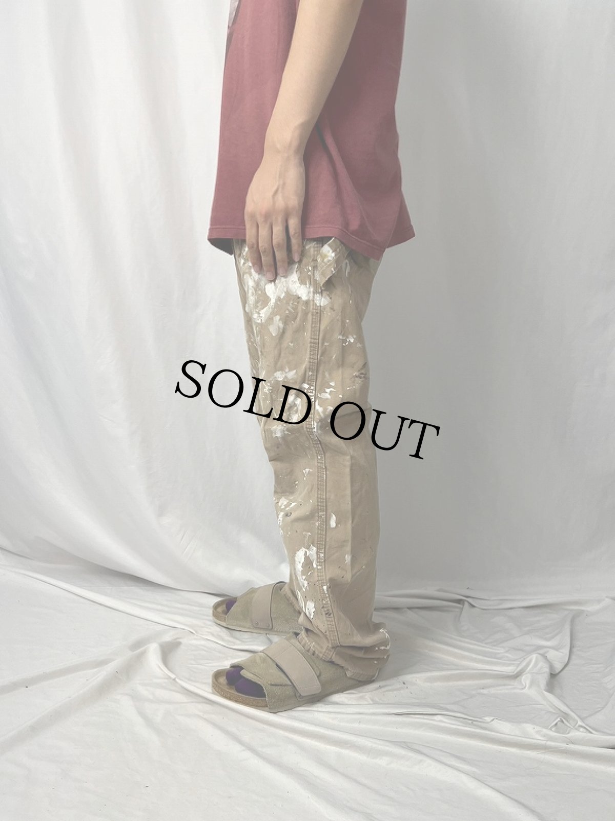 画像3: Wrangler ペンキペイント ペインターパンツ W36 (3)