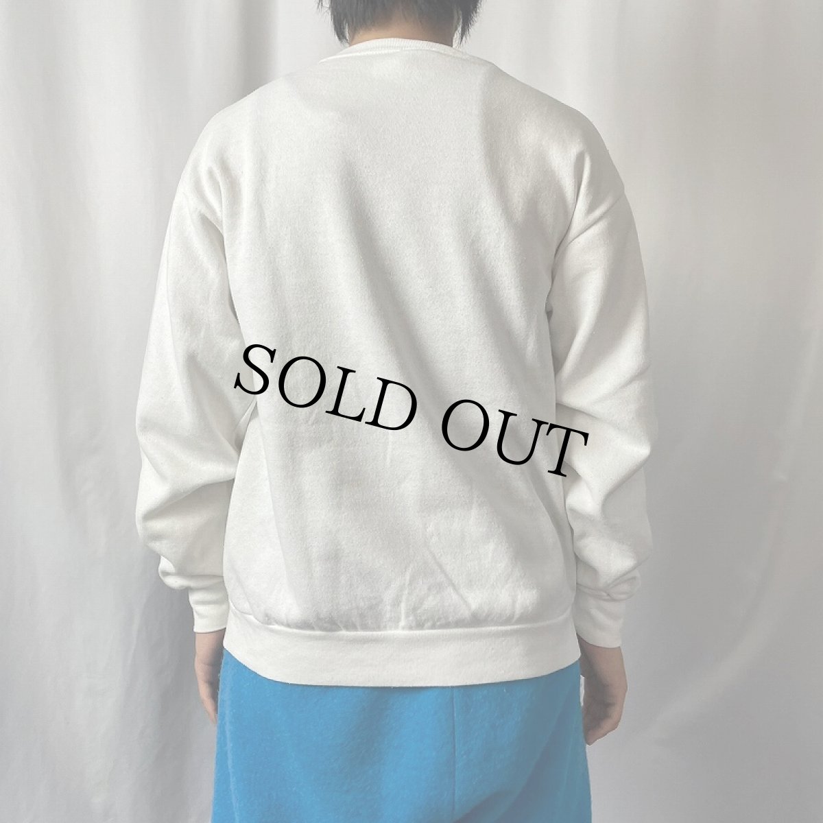 画像3: 80's BILCAT COMPANY USA製 "whatever..." プリントスウェット L (3)