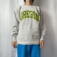 画像2: 90's Champion REVERSE WEAVE USA製 "OREGON" プリントスウェット L (2)