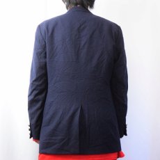 画像3: 90's Polo Ralph Lauren ITALY製 ウールテーラードジャケット NAVY 40 (3)