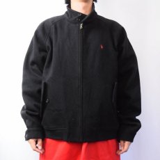 画像2: POLO Ralph Lauren ウールジャケット BLACK XL (2)