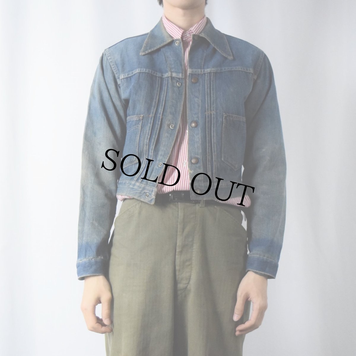 画像2: 50〜60's STOREBRAND 2ndTYPE デニムジャケット (2)