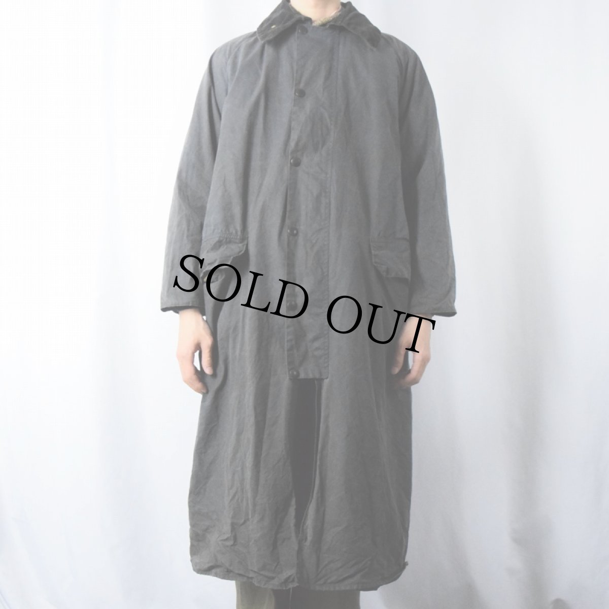 画像2: 80's Barbour ENGLAND製 "BURGHLEY" 2ワラント size40 (2)