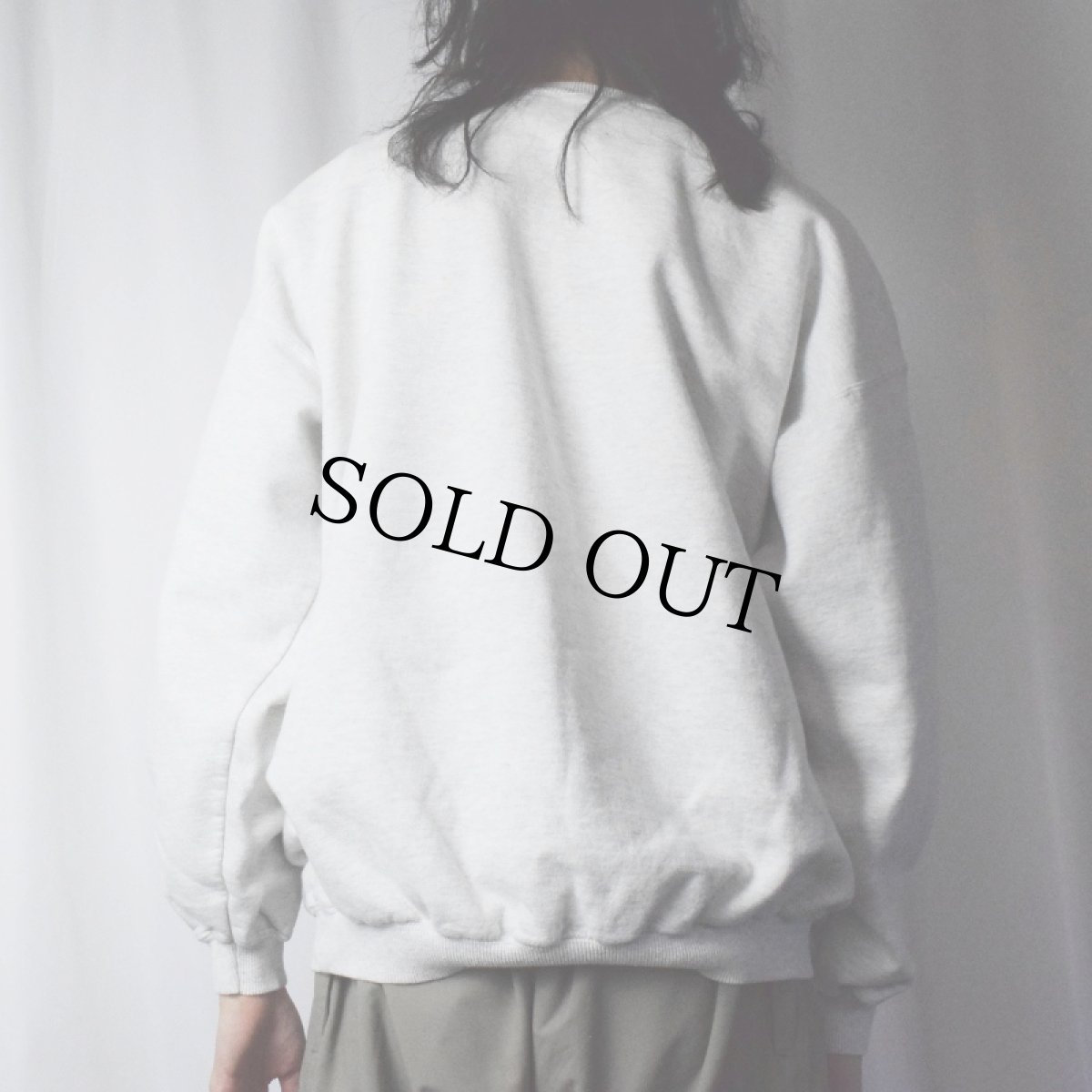 画像3: 90's Edward Gorey "books.cats." イラストプリントスウェット (3)