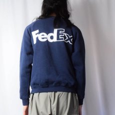 画像4: 90's DISCUS USA製 "FedEx" 企業ロゴプリントスウェット M (4)