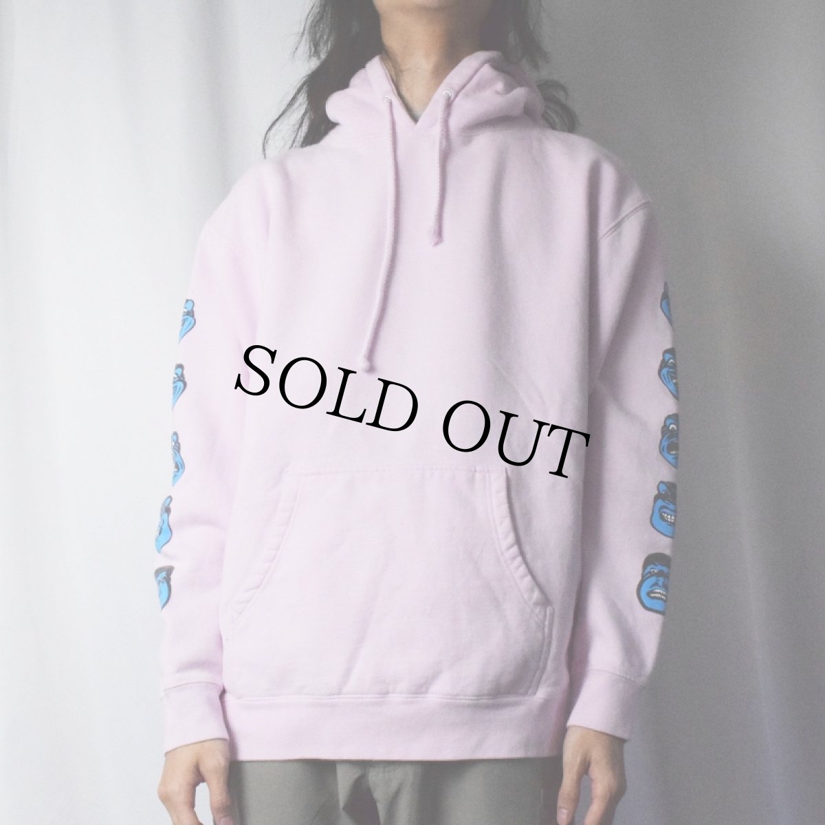 画像2: SANTACRUZ "SPEED WHEELS FACE" スウェットフーディー (2)