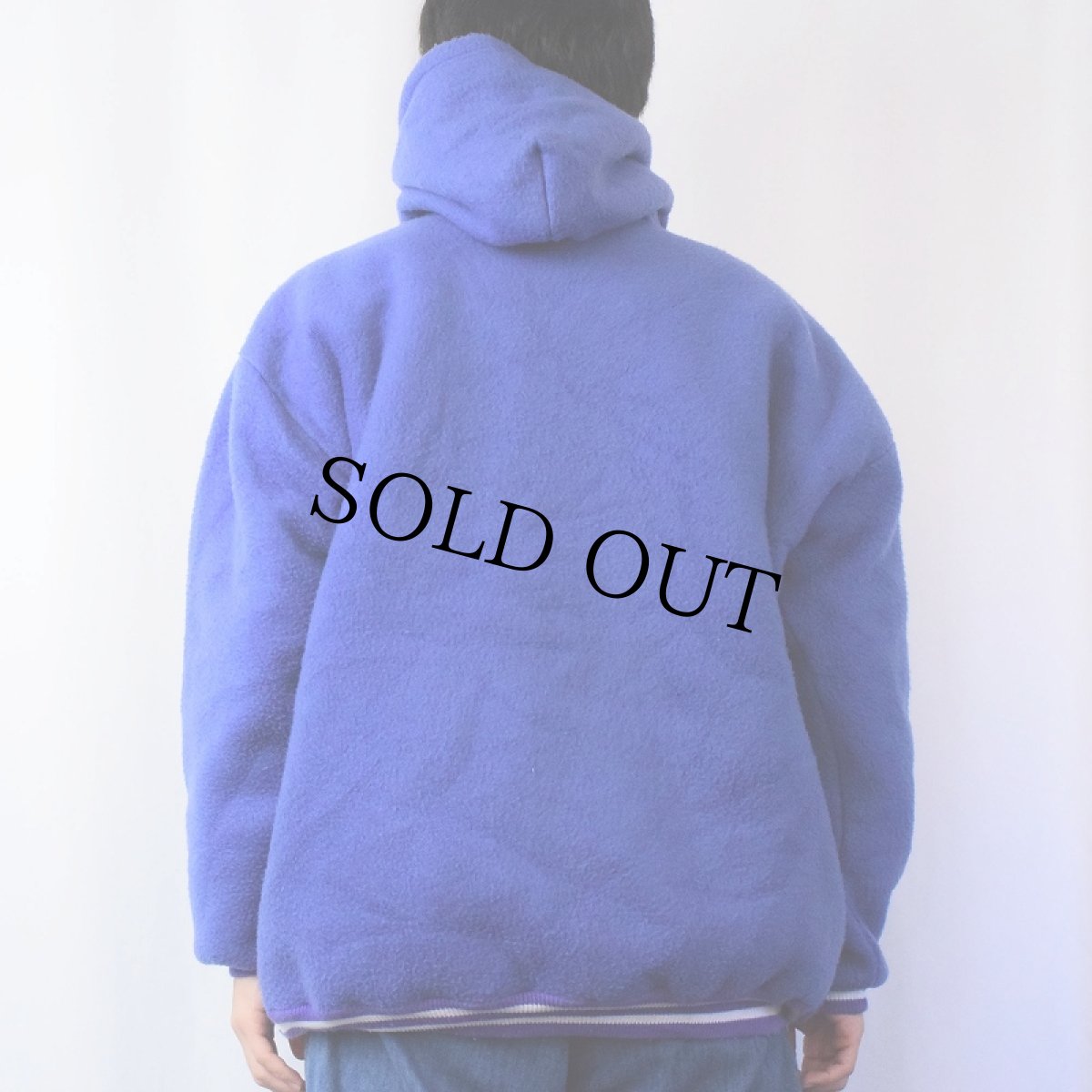 画像3: 80〜90's USA製 裏ボア フリースフーディー 2X (3)