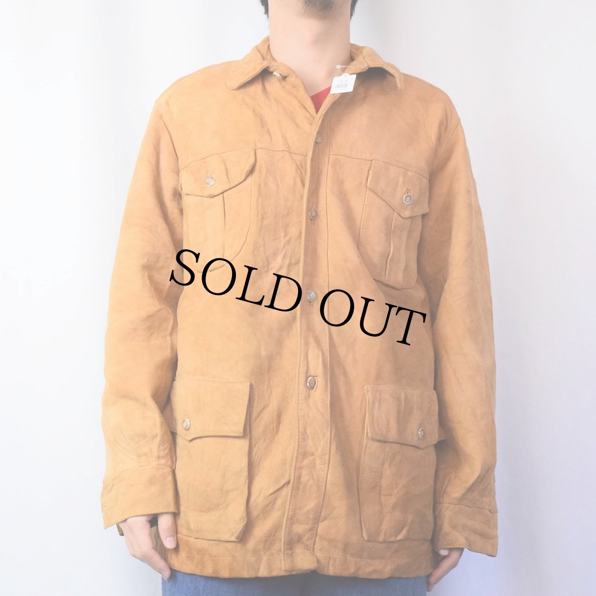 画像2: 70〜80's L.L.Bean スウェードレザー ジャケット L (2)