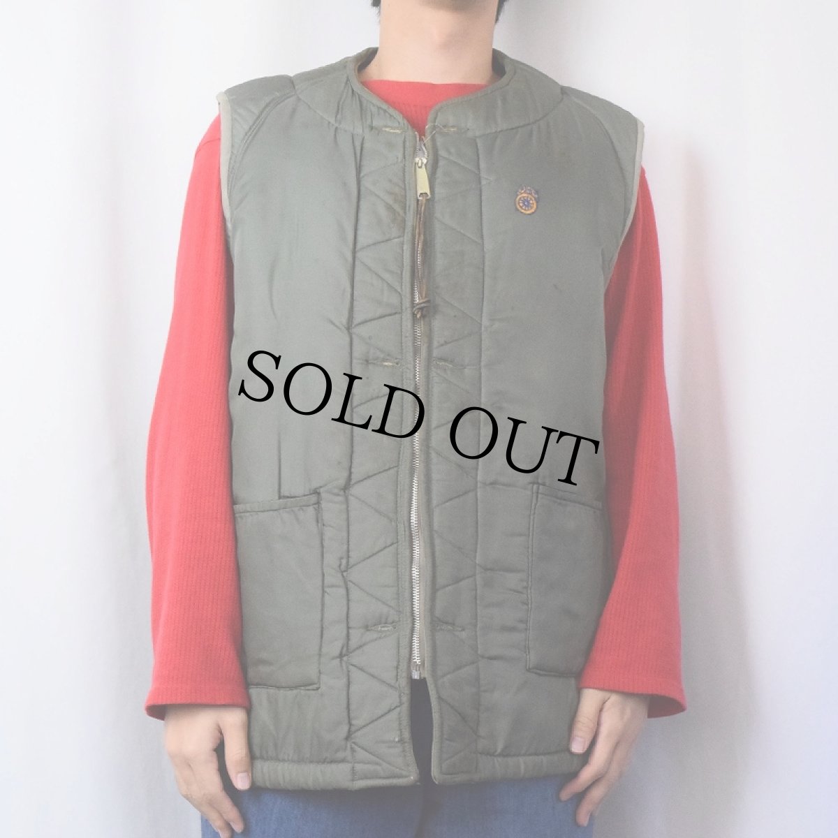 画像2: 60's USAF ボアライナー リメイクベスト (2)