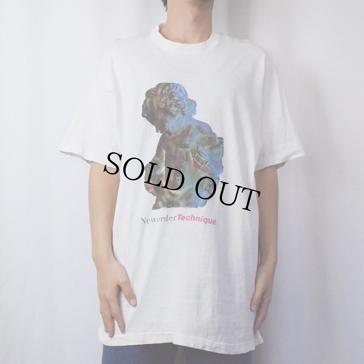 画像2: 90's New Order USA製 "Technique" ロックバンドアルバムTシャツ XL (2)
