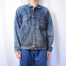 画像2: 80's Levi's 70507-0229 USA製 ギャラクティックウォッシュ デニムジャケット (2)