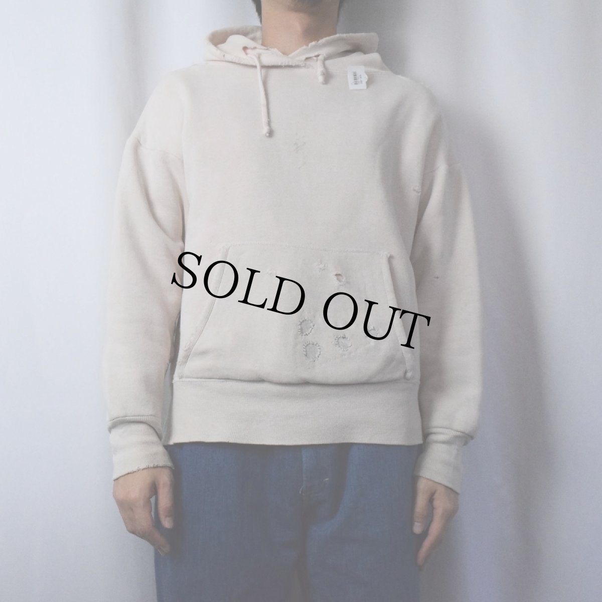 画像2: 50〜60's ダブルフェイス スウェットフーディー (2)