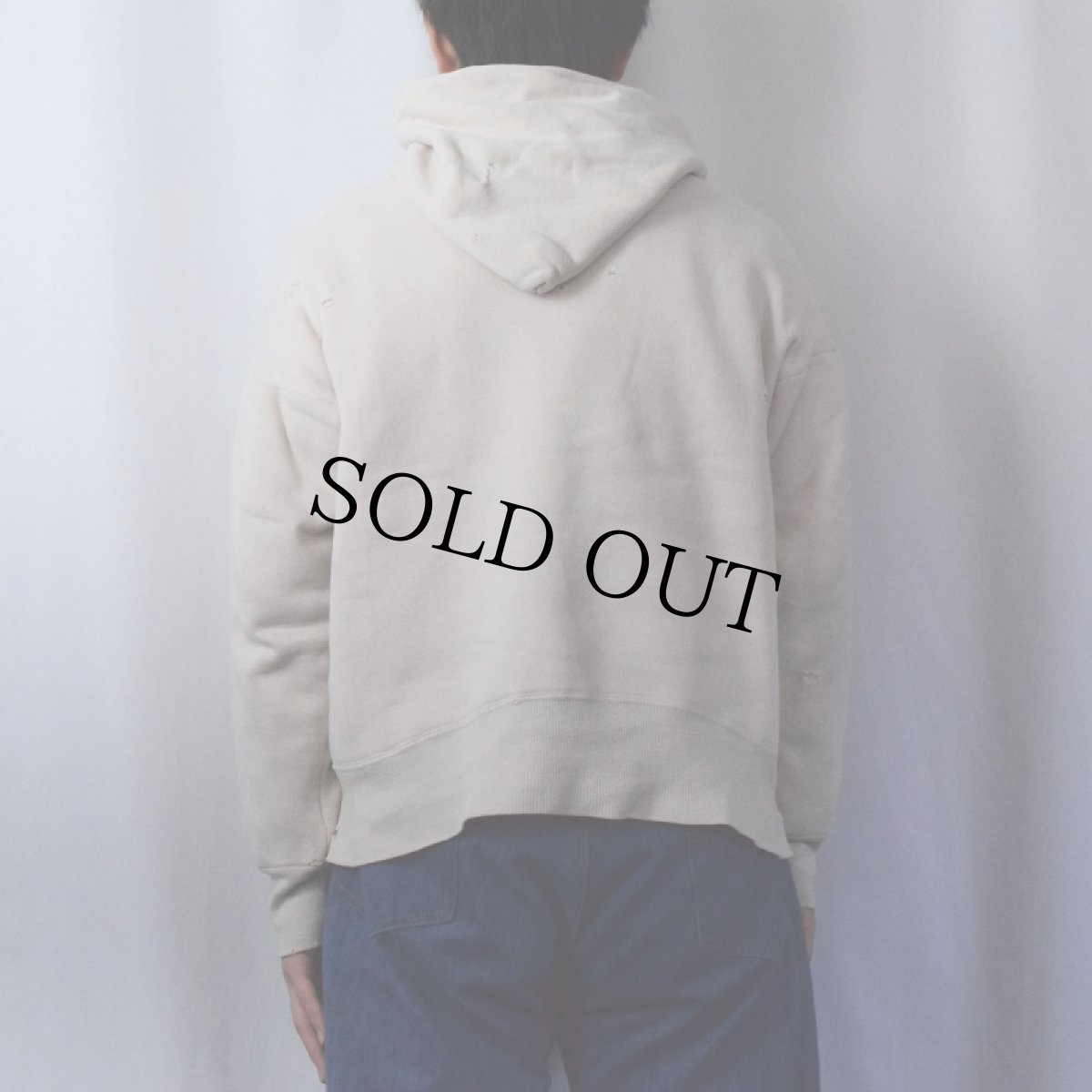 画像3: 50〜60's ダブルフェイス スウェットフーディー (3)