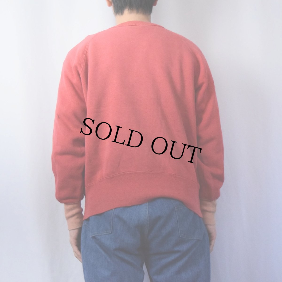 画像3: 50's WISCONSIN フロッキープリント 2トーンスウェット (3)