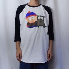 画像2: 90's SOUTH PARK USA製 キャラクタープリント ラグランTシャツ XL (2)