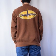 画像4: 90's ブート STUSSY USA製 ロゴプリントスウェット L (4)