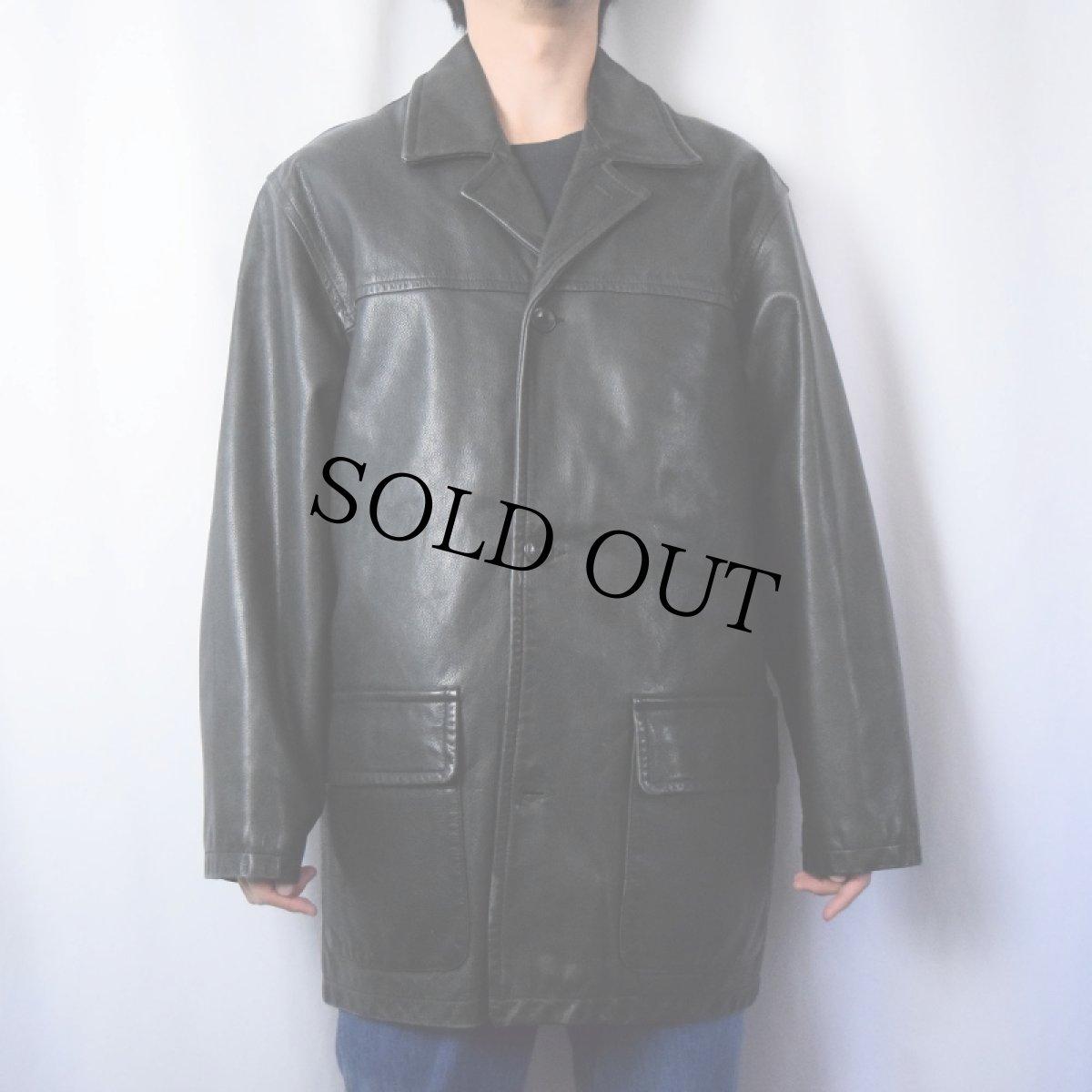 画像2: 80〜90's COACH ライナー付き レザーコート M (2)