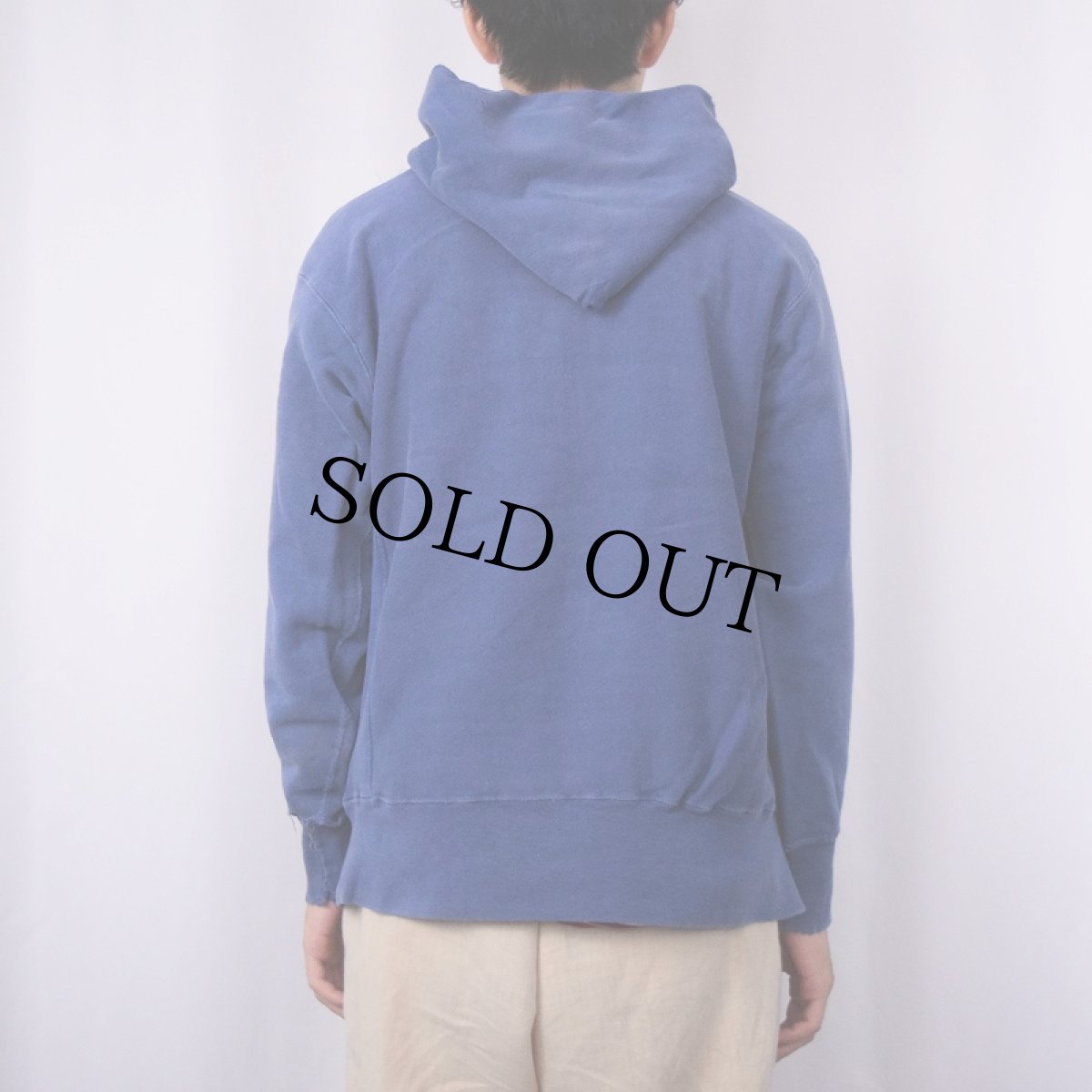 画像3: 70's Champion REVERSE WEAVE 初期単色タグ USA製 "FOREST PARK TRACK" スウェットフーディー L (3)