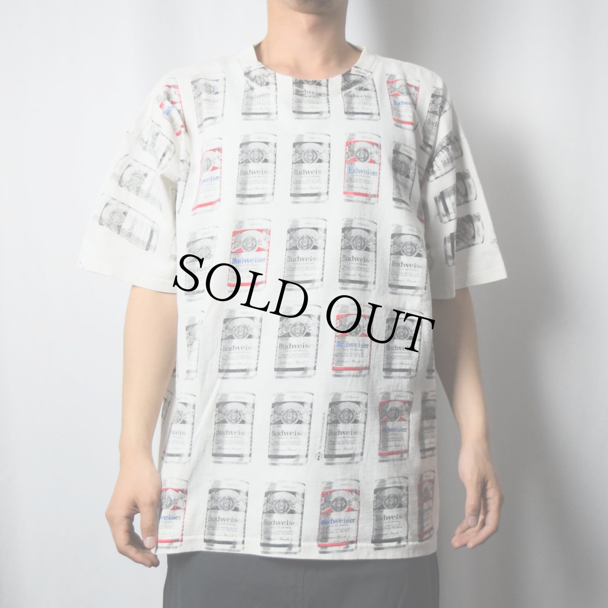 画像2: 90's Budweiser USA製 ビールメーカー 大判プリントTシャツ XL (2)