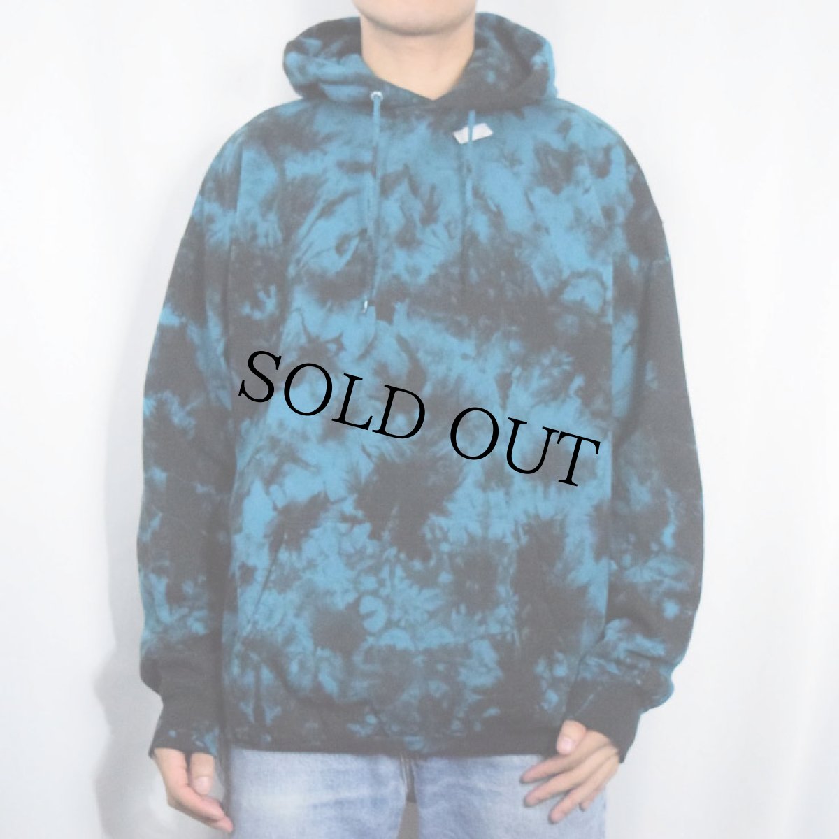 画像2: タイダイ スウェットフーディー XL (2)