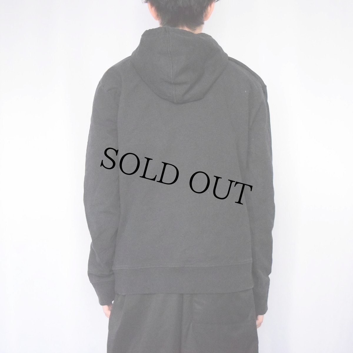 画像3: Patagonia ロゴプリントスウェットフーディー BLACK L (3)