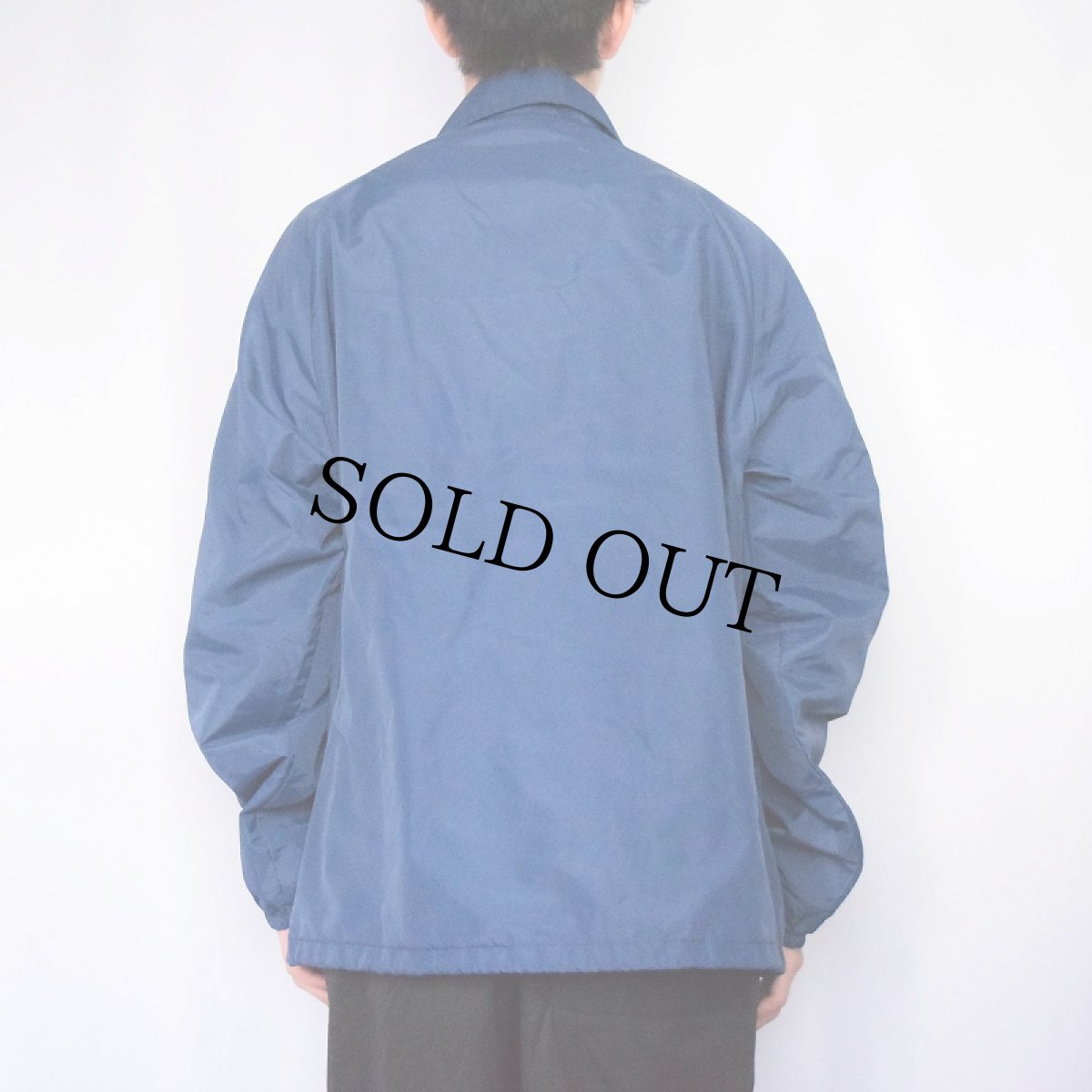 画像3: 【SALE】 90's Champion USA製 "MASSACHUSETTS" ナイロンコーチジャケット L (3)