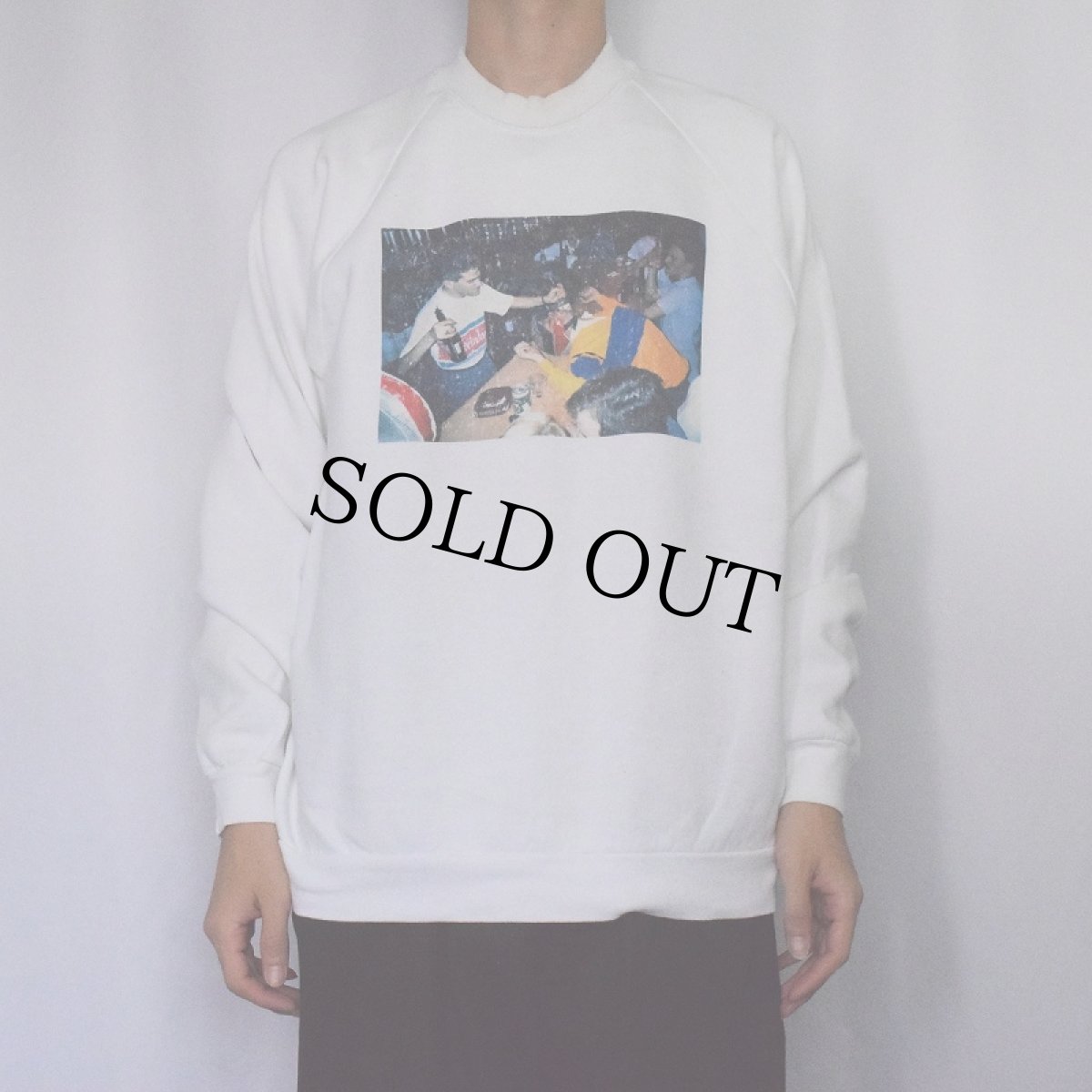 画像2: 80's メモリアルフォト プリントスウェット XL (2)