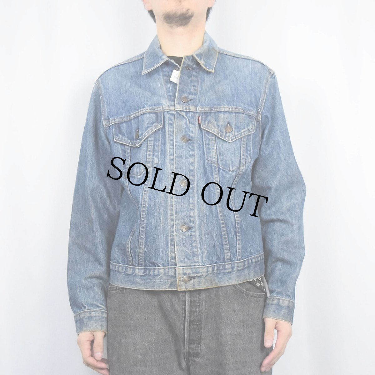 画像2: 70〜80's Levi's 70505 USA製 デニムジャケット size44 (2)