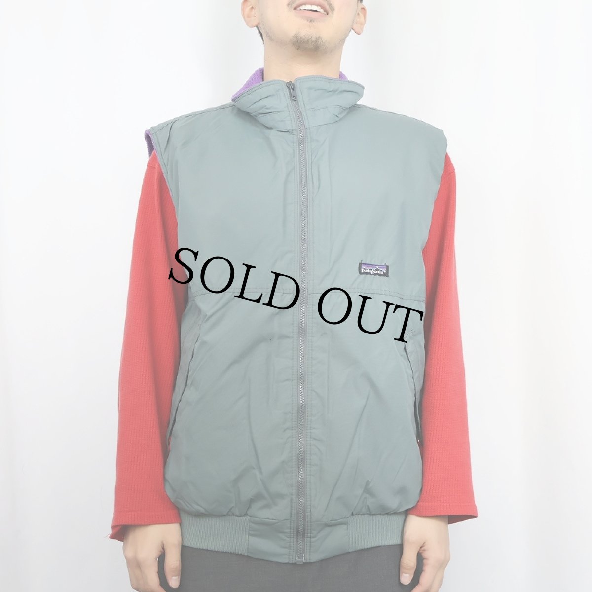 画像2: 90's Patagonia USA製 シェルドシンチラベスト L (2)