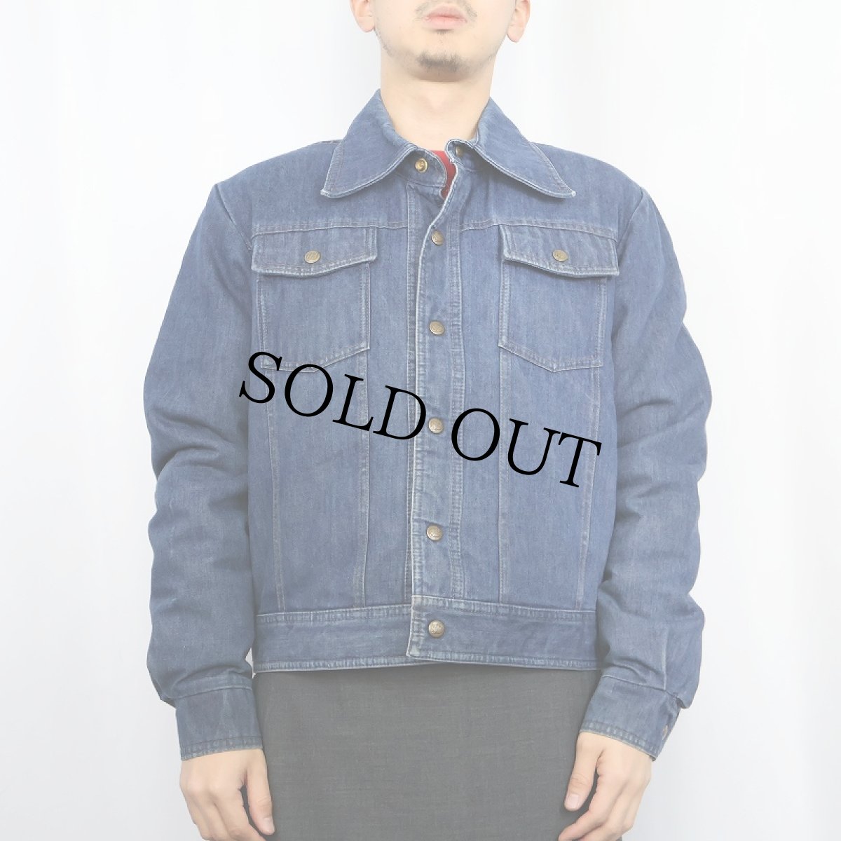 画像2: 70〜80's Eddie Bauer ダウンライナー デニムジャケット (2)