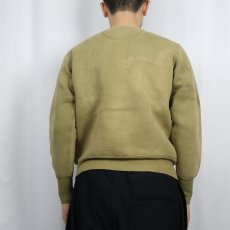 画像3: 40's〜 WWII U.S.NAVY ヘビーウェイト スウェットカーディガン (3)