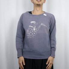 画像3: 60's The Flintstones "Fred" キャラクタープリントスウェット (3)