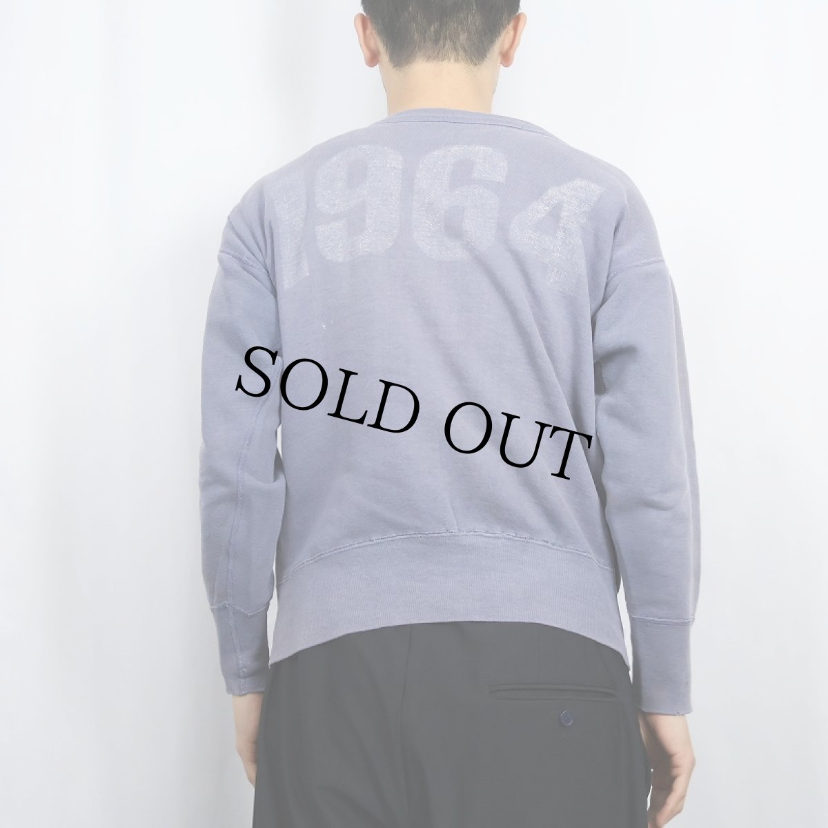 画像4: 60's The Flintstones "Fred" キャラクタープリントスウェット (4)