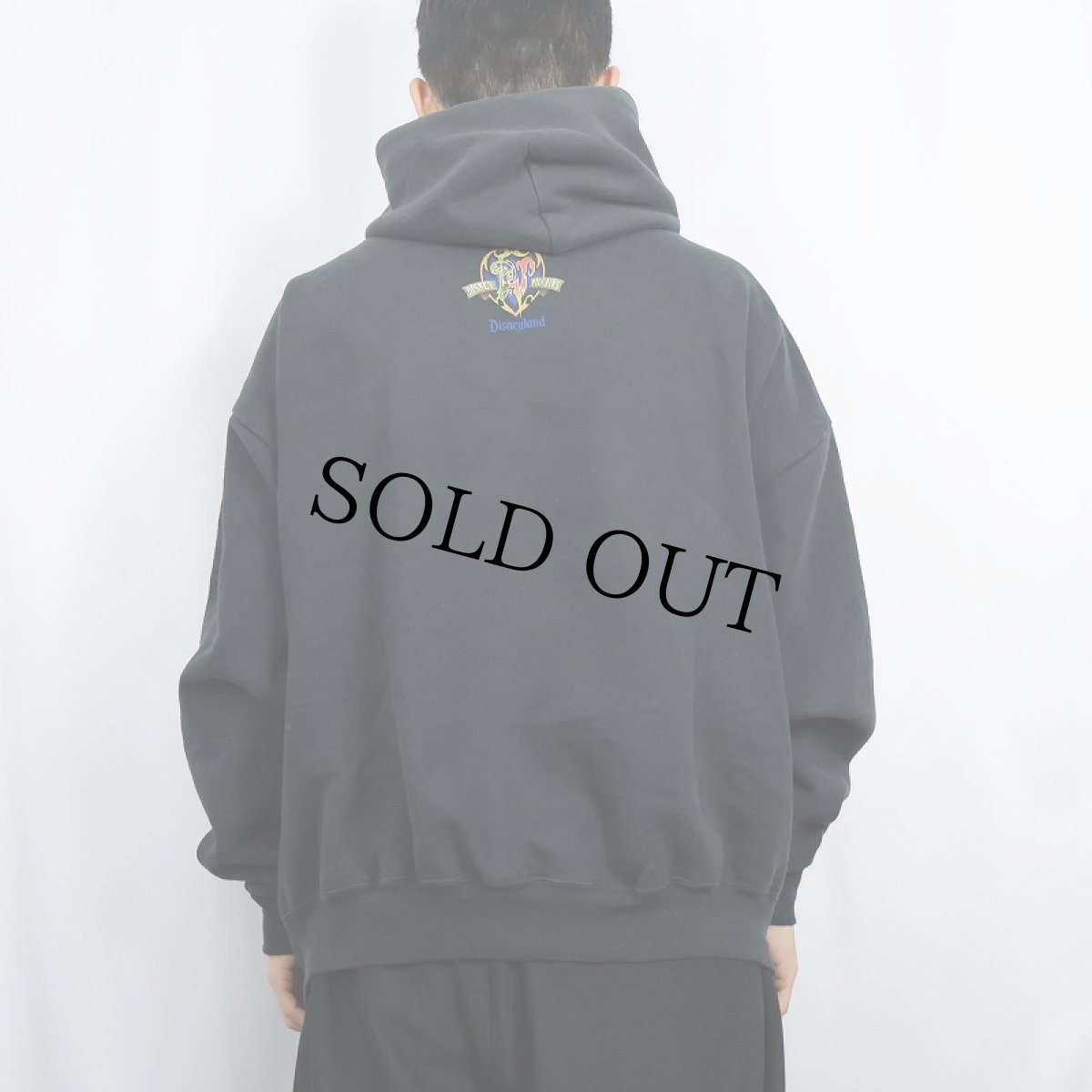 画像3: 90's Disney villains チェルナボーグ キャラクタープリント スウェットフーディー BLACk XXL (3)