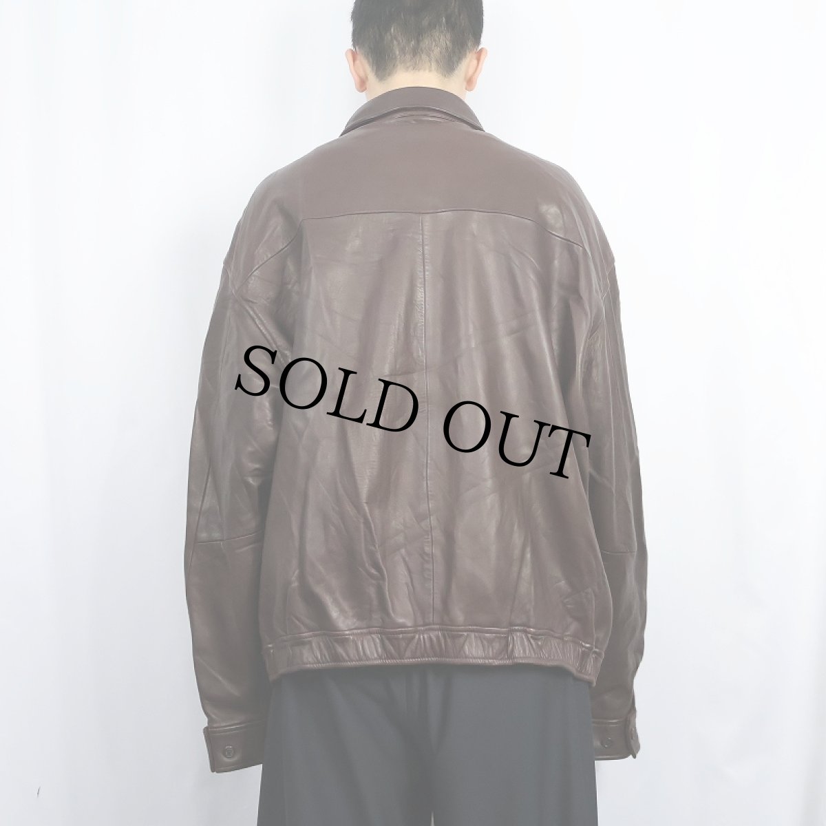 画像3: POLO Ralph Lauren レザージャケット BROWN XXL (3)