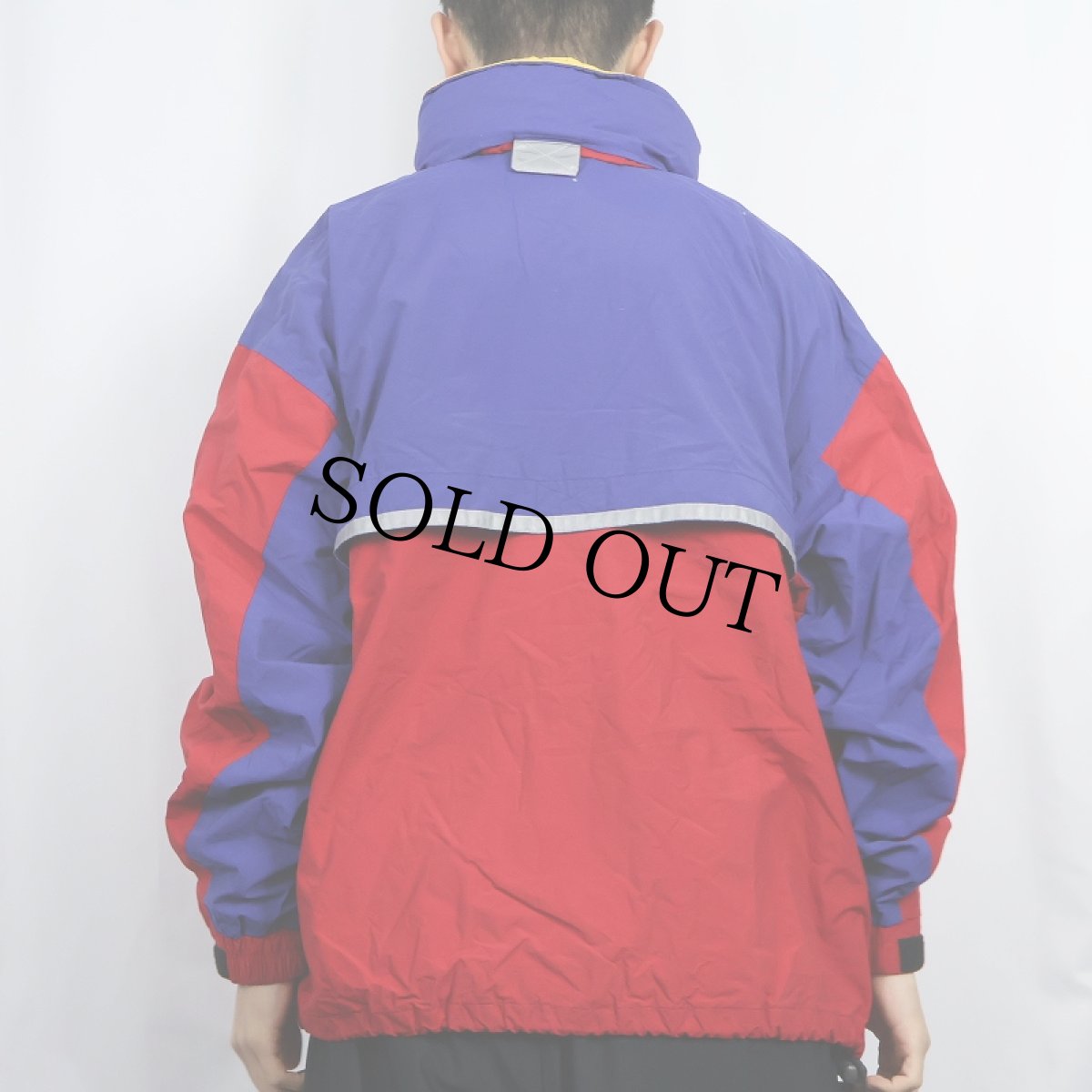 画像3: POLO Ralph Lauren "POLO HI TECH" 2トーン ナイロンアノラックパーカー M (3)