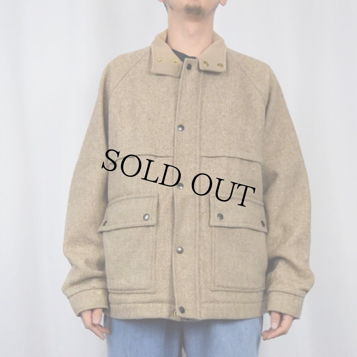 画像2: 80's ZERO KING USA製 ウールハンティングジャケット 44 (2)