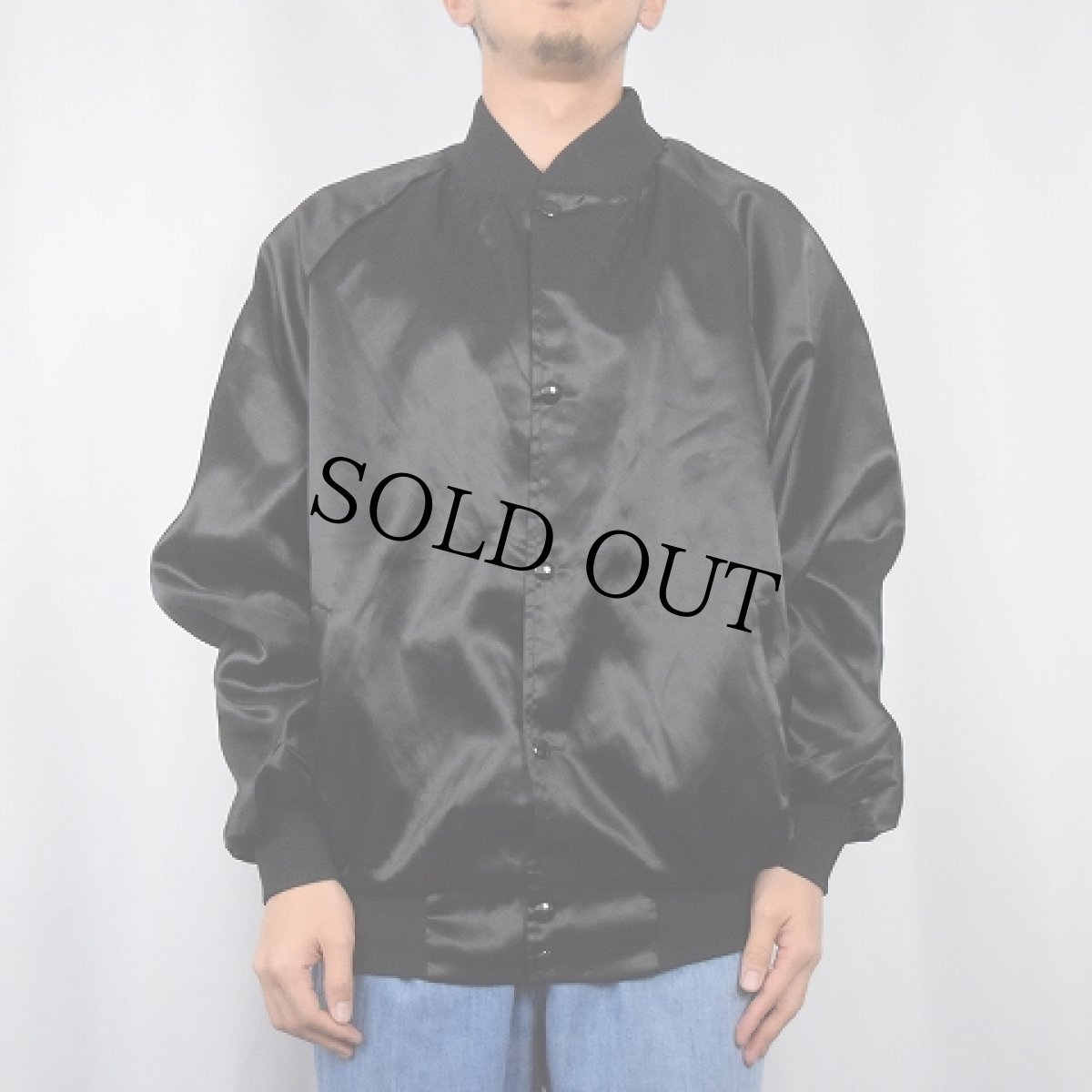 画像3: 90's WestArk USA製 チェーン刺繍 スタジャン BLACK XL (3)