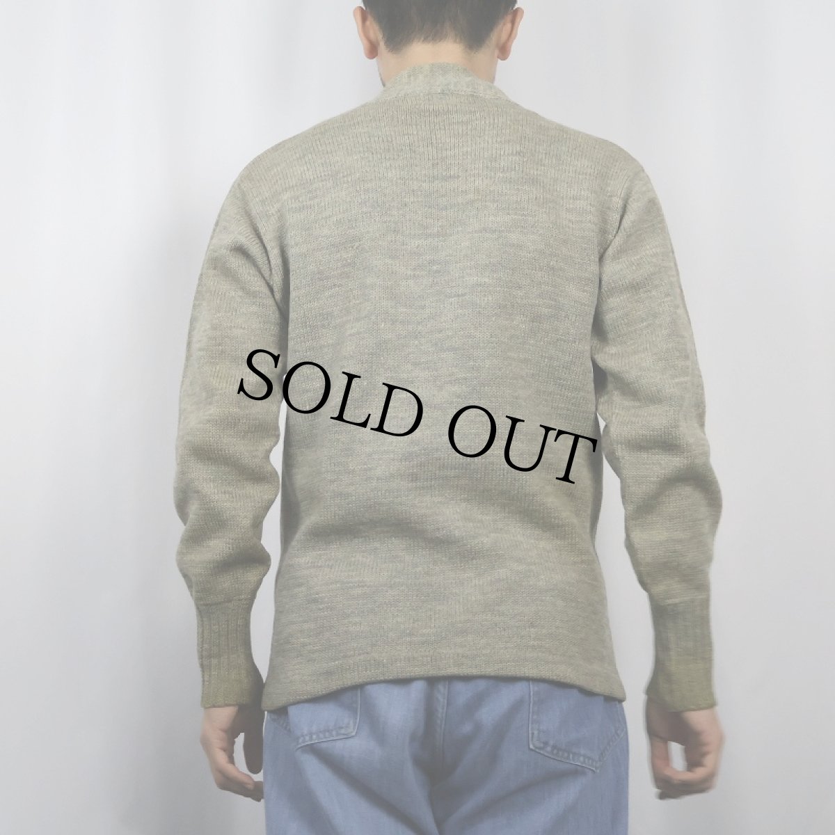 画像3: 40's W.H BRINE CO. レタードニットカーディガン (3)