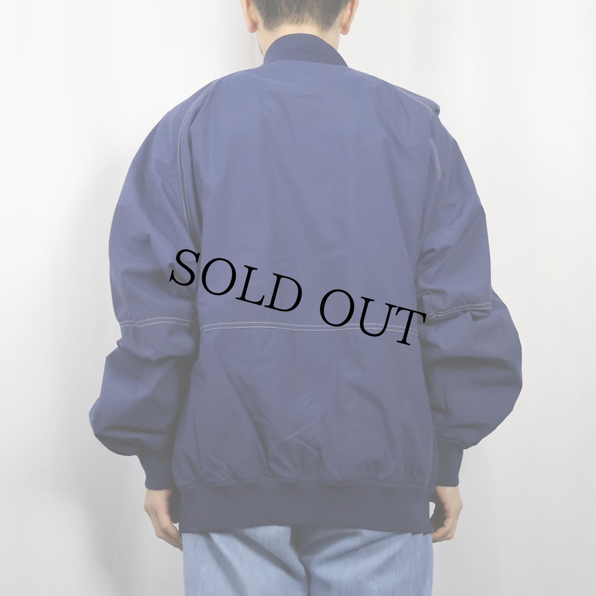 画像3: 90〜2000's NIKE ラインデザイン ナイロンジャケット XL (3)