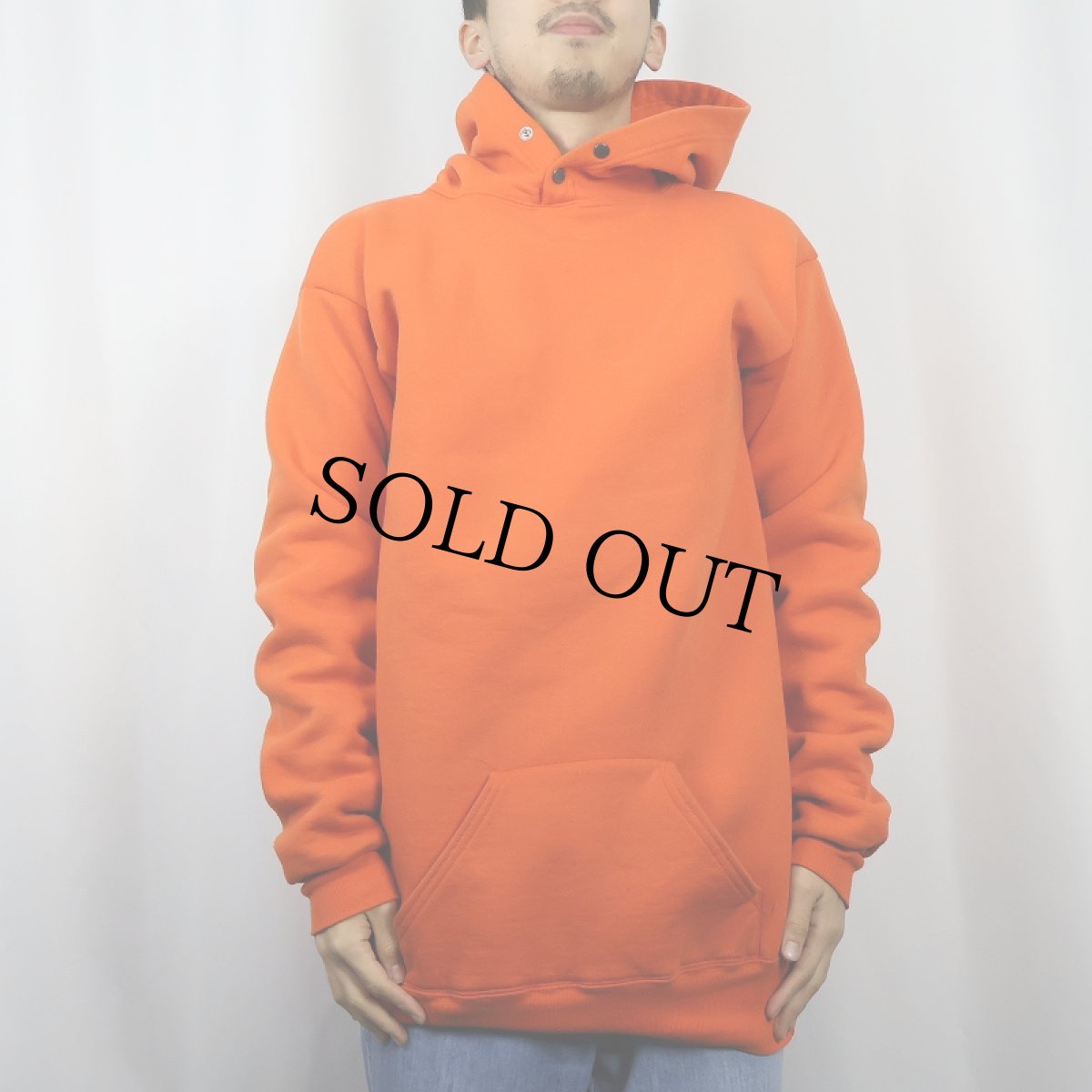 画像2: "ASPLUNDH" 企業プリント ダブルフェイス スウェットフーディー M (2)