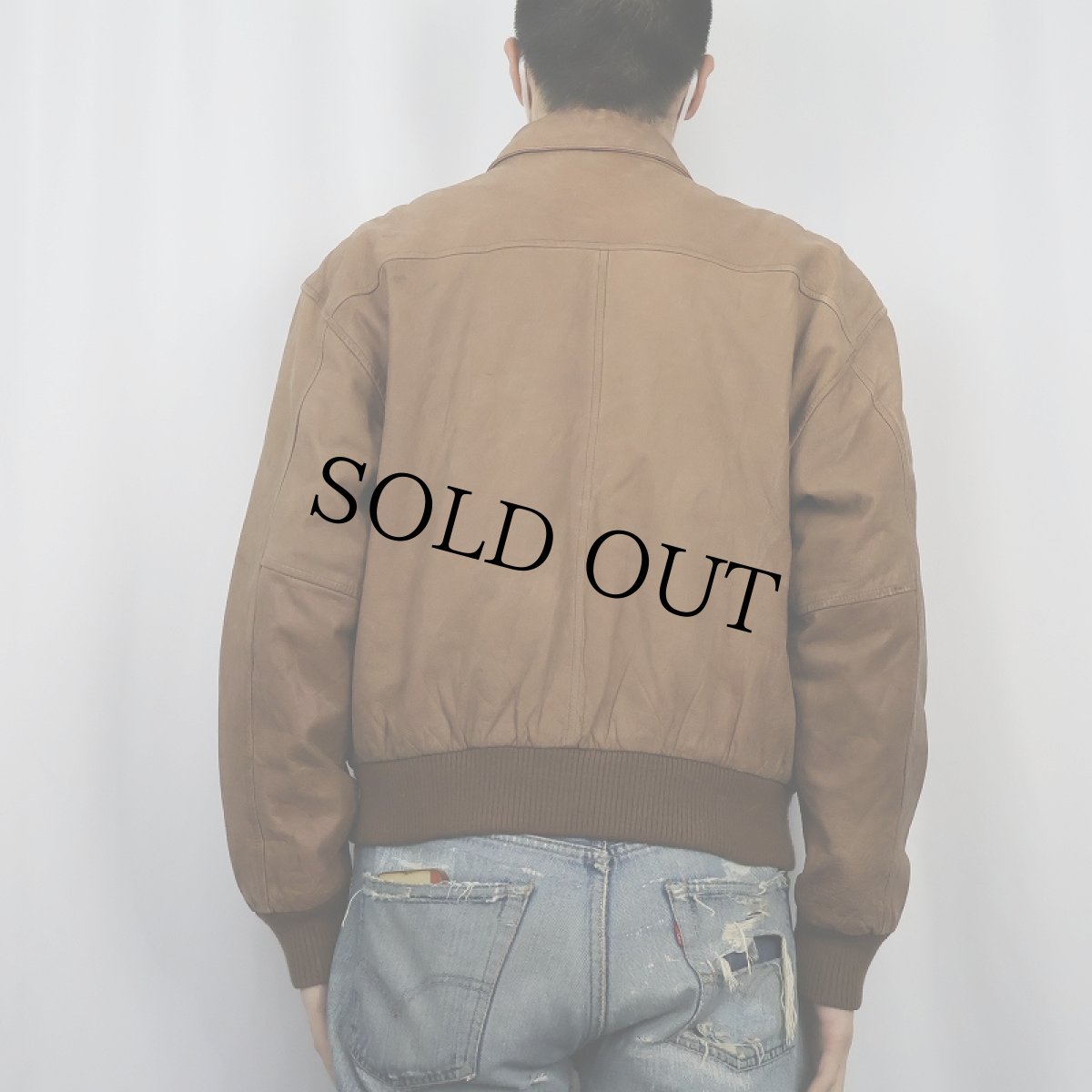 画像3: ROCK CREEK "A-2 TYPE" レザーフライトジャケット M (3)