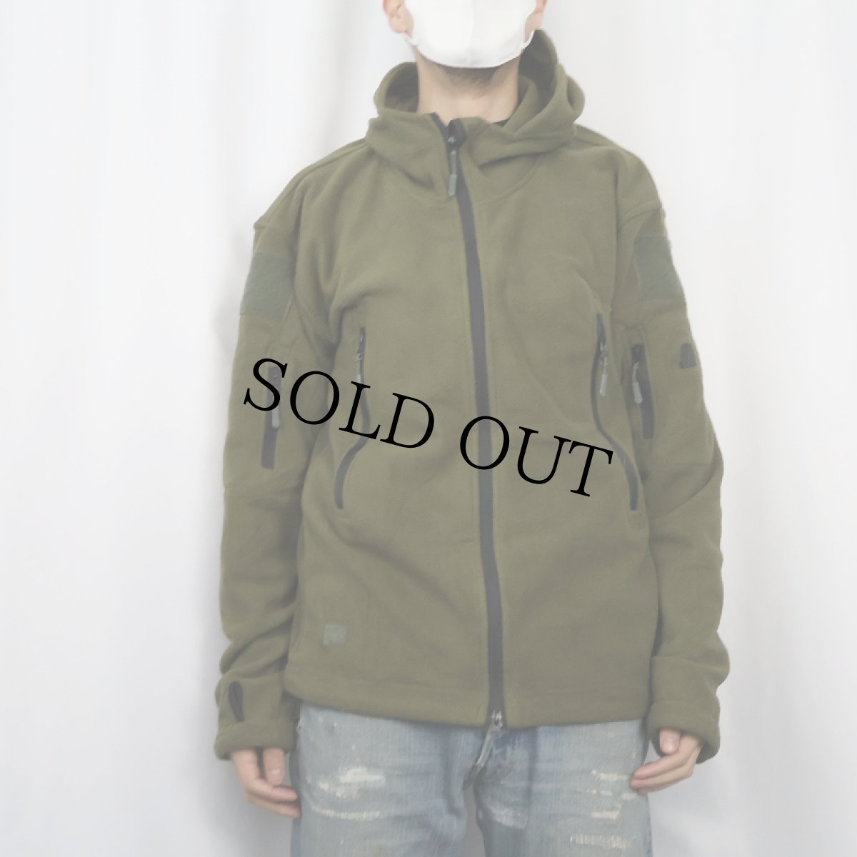 画像2: ギミックデザイン フリースジャケット XL (2)