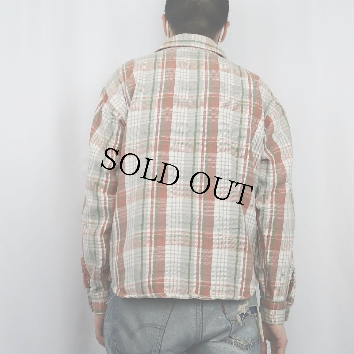 画像3: 80's FIVE BROTHER USA製 チェック柄 ネルシャツ L (3)