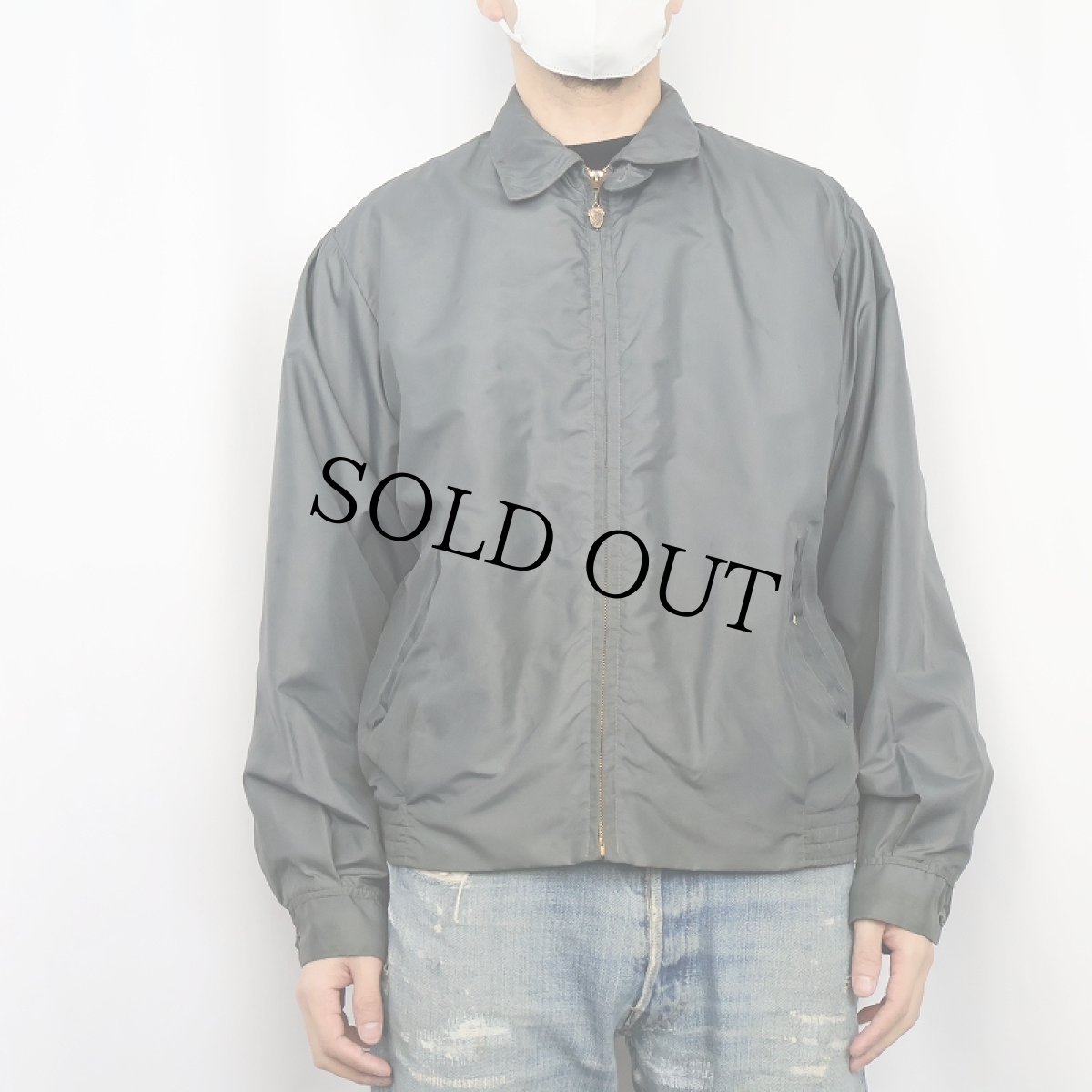 画像2: 60's McGREGOR USA製 "Nylon Anti-Ferrze" ナイロンジャケット 42 (2)